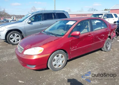 2004 Toyota Corolla Le z USA, uszkodzony, nr VIN 2T1BR32E14C271654